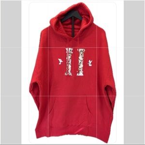 YRN NWT Yung Rich Nation Migos "Culture II" Red Graphic Pullover Hoodie 2XL